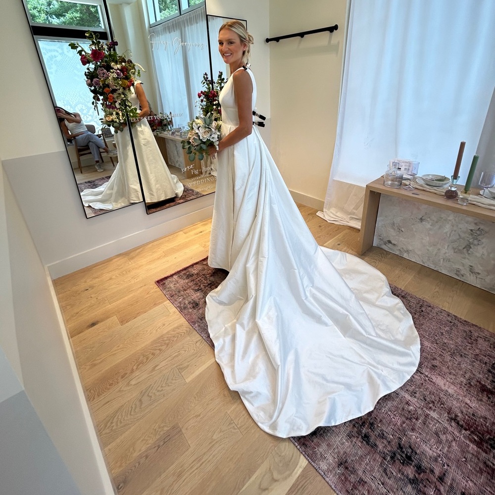 Anthropologie White Wedding Dress